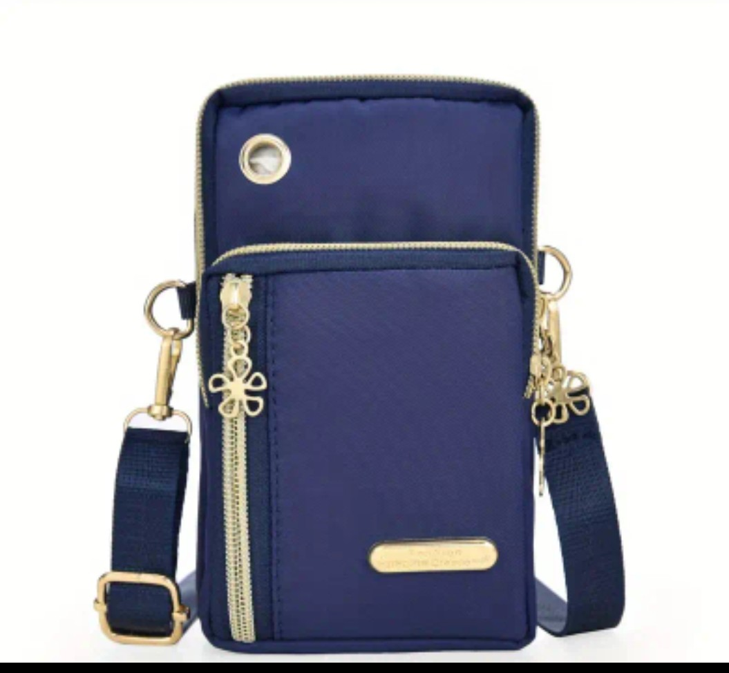 Nylon Crossbody Phone Bag